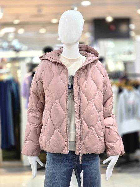 [행복한백화점][꼼빠니아]퀼팅 후드 웰론 패딩 점퍼 CAEW0WHH120