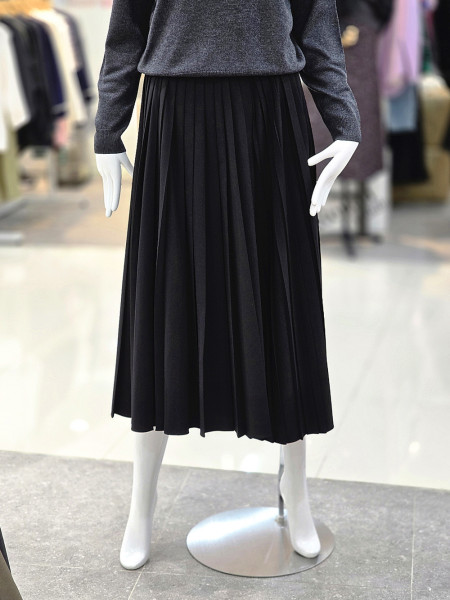 [행복한백화점][꼼빠니아]플리츠 롱 스커트 CAFW9WQS700