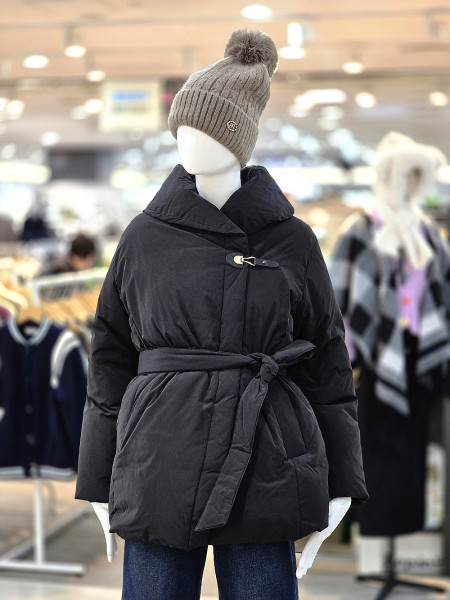 [행복한백화점][꼼빠니아]꼼빠니아 벨트 디테일 덕다운 패딩  CAFWOWIH050