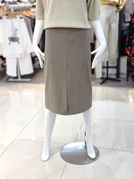 [행복한백화점][꼼빠니아]슬림 미디 베이직 스커트 CAGU4-WQS100