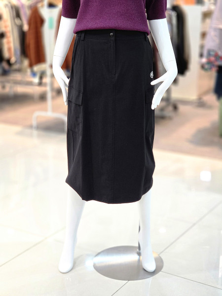 [행복한백화점][꼼빠니아]포켓 디테일 미디 스커트 CAGU4-WQS410