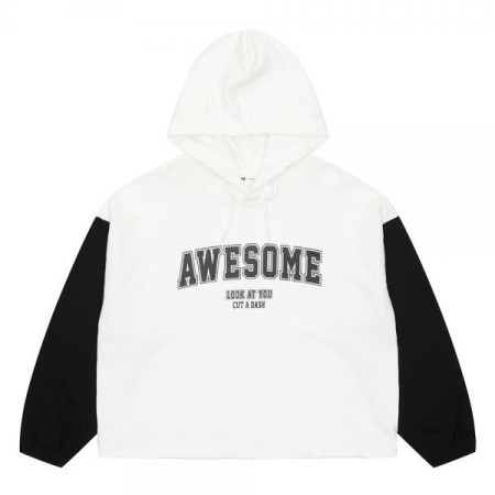 [행복한백화점][소이]소매배색후드셋업티 24F5751