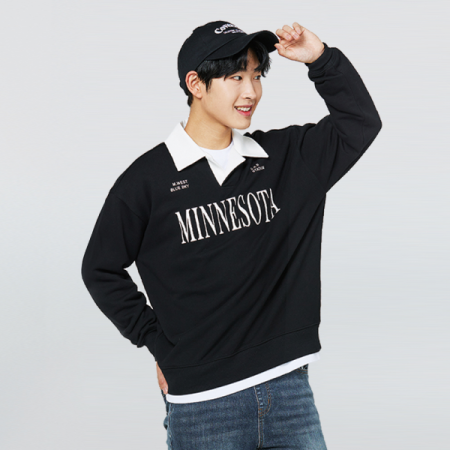 [행복한백화점][소이]레트로카라맨투맨티 24F1405