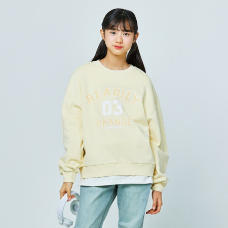 [행복한백화점][소이]파스텔레이어드바이오맨투맨티 25S0458