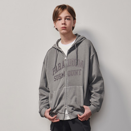 [행복한백화점][에꼴리에]루즈핏 피그먼트 투웨이 후드집업 25A3103