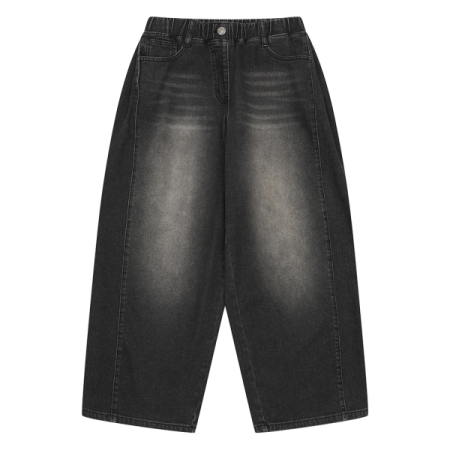 [행복한백화점][소이]사이드폴딩블랙진 25F5283