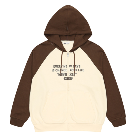 [행복한백화점][소이]래글런후드집업셋업점퍼 25F0751