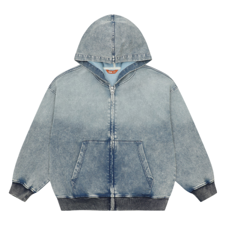 [행복한백화점][소이]인디고쮸리워싱집업점퍼 26S5181