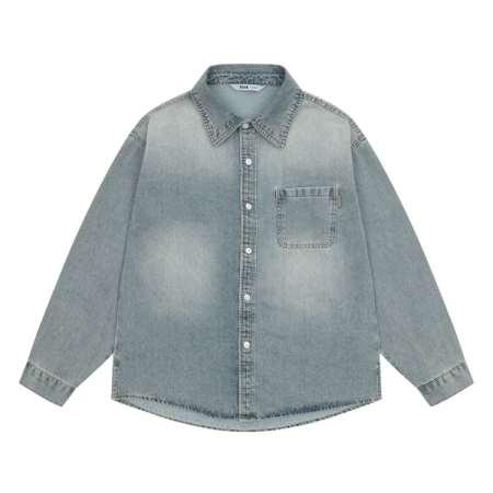 [행복한백화점][소이]유니블루데님셔츠 26S1302