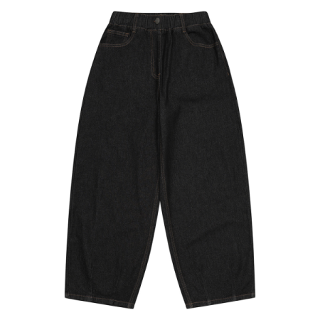 [행복한백화점][소이]논페이드와이드벌룬블랙진 26S1252