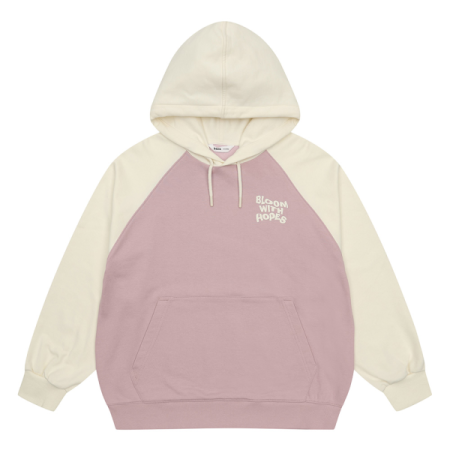 [행복한백화점][소이]배색래글런후드티 26S0456