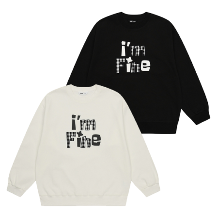 [행복한백화점][소이]패치워크맨투맨티 26S0454