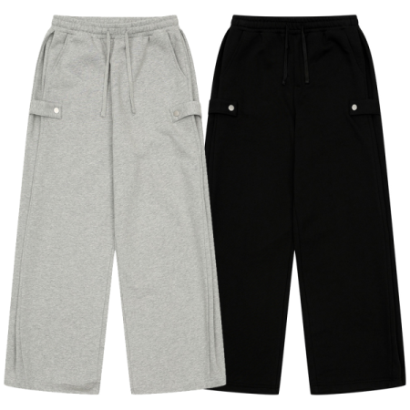 [행복한백화점][소이]사이드비죠와이드바지 26S0281