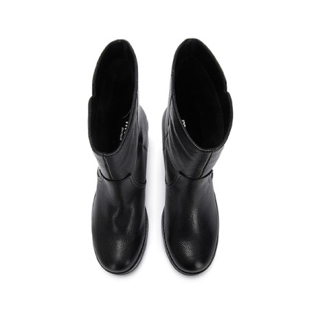 [행복한백화점][무크]mook 여성 드레스 하프부츠 (털) 블랙 516422704XA