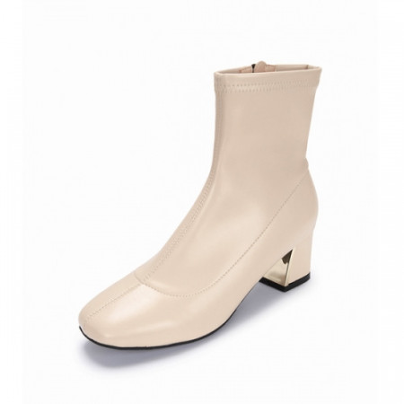 [행복한백화점][무크]mook 여성 드레스 앵클부츠 아이보리 516422606YQ