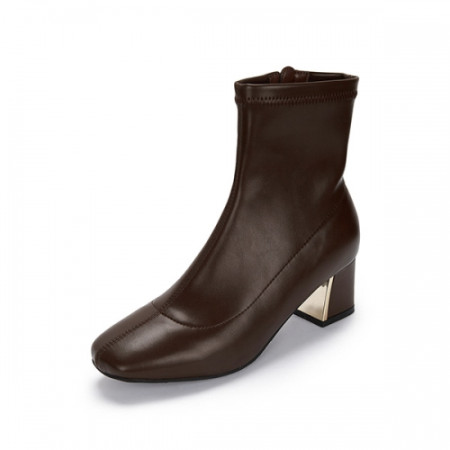 [행복한백화점][무크]mook 여성 드레스 앵클부츠 다크브라운 516422606YL