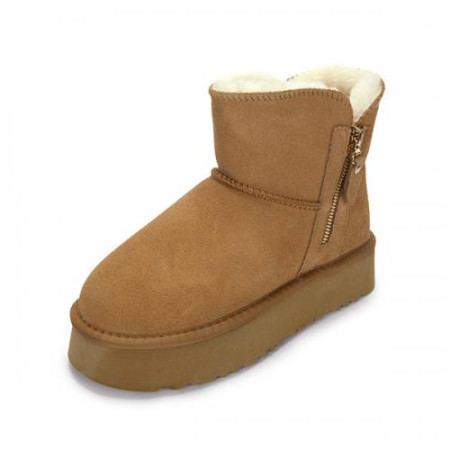 [행복한백화점][무크]mook 여성 캐쥬얼 앵클부츠 (털) 카멜 516422610IO