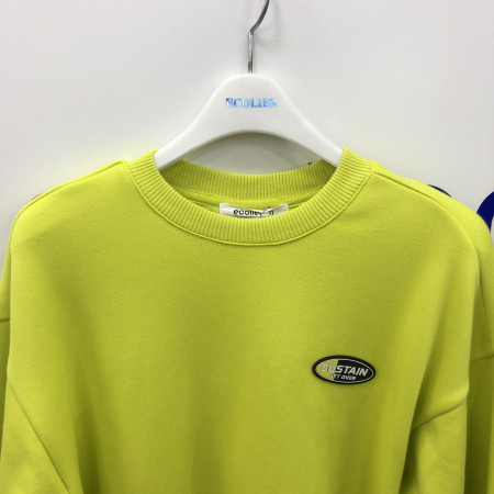 백 프린트 밍크 맨투맨티셔츠 19D1416