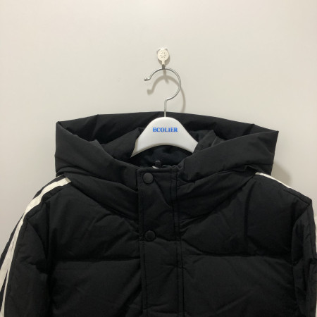 유니 2선 트랙 롱 다운점퍼(블랙) 19D1905