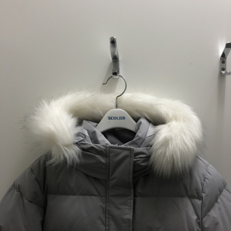 심플라인 롱 다운 점퍼(그레이) 19D1951