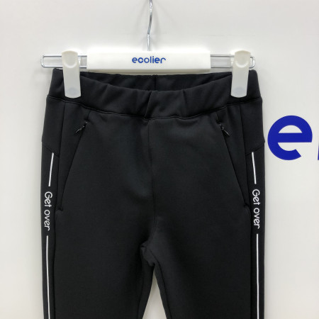 라인 포인트 기모 트레이닝 팬츠(블랙) 19D0262