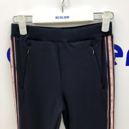 로고 트랙 밍크 트레이닝 팬츠(네이비) 19D0261