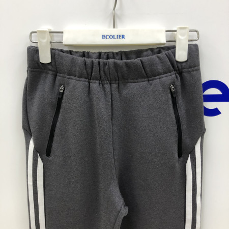 2선 배색 트레이닝 바지(차콜) 19D0216