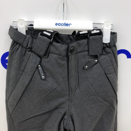 라인 배색 보드 바지(차콜) 18D2211