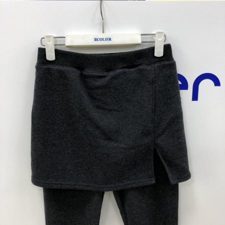 슬림치마 밍크 레깅스(차콜) 18D0252