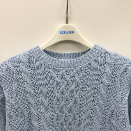 하트 케이블 니트티(블루) 17D1057