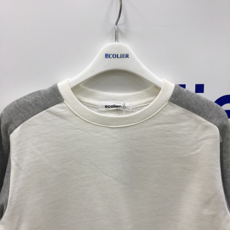 액티브 기모 맨투맨티 (화이트) 17D0406