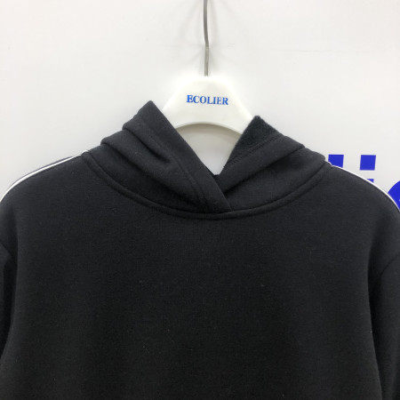 베이직 밍크 후드티 (블랙) 18D1410