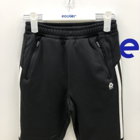 2선 힙 배색 트레이닝 바지(블랙) 18D1205