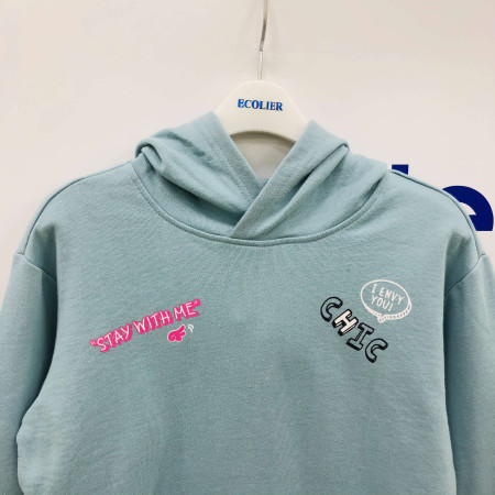 민트 기모 후드티(민트) 17D0453