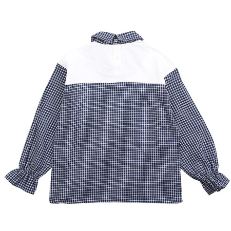 타이 카라 블라우스티19a3457