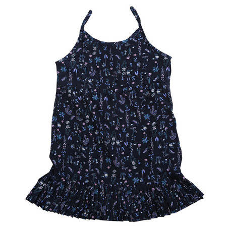 플라워 프린트 롱 나시 뷔스티에 원피스 18B1861