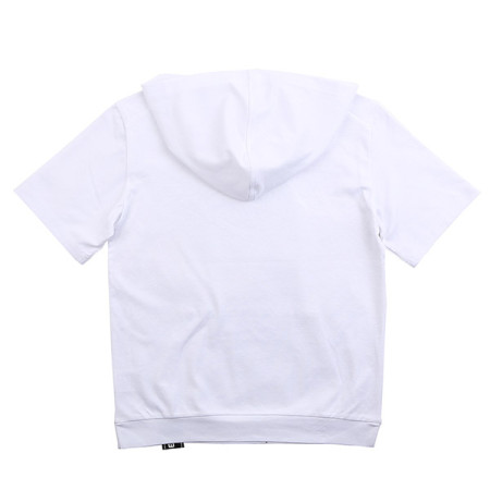 유니 5부 모노 후드 반팔 티셔츠 19B0401 화이트