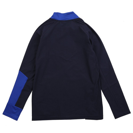 블루 배색 액티브 점퍼19B0105