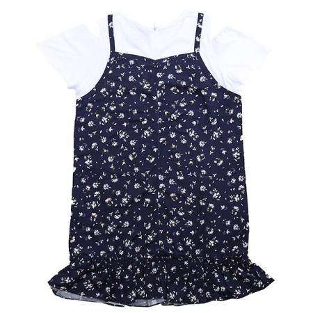 어깨트임 플라워레이어드원피스19B1862