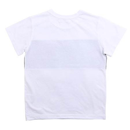 3부 모던 절개 포켓 반팔 티셔츠 19B5403