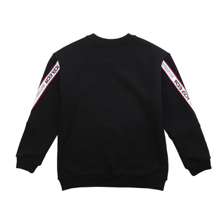 사선 트랙 밍크 맨투맨티 19D0402