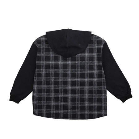 유니 모노체크 스트릿 후드셔츠 19D5301