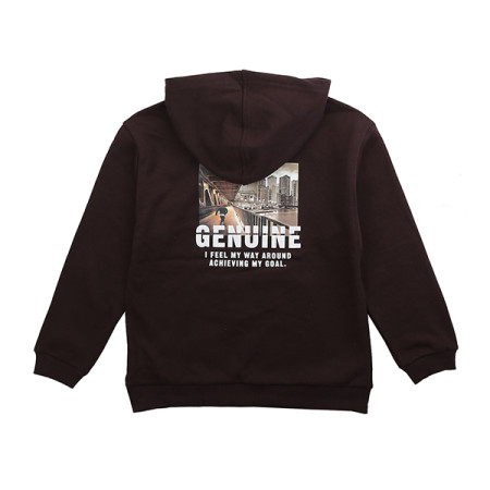 유니 백포토 프린트 후드티 19D5401