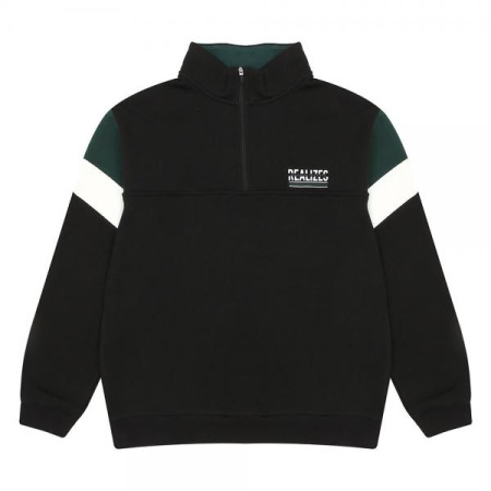 절개 배색 반목 집업 밍크티 19D1414