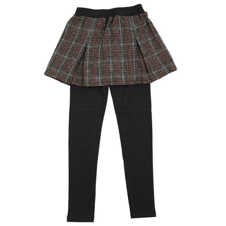 체크 치마 레깅스18D1258