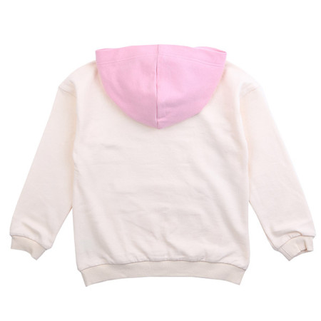 오버핏 배색 후드티 18D0454