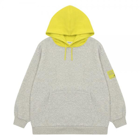 라임 배색 후드 티셔츠20D1405