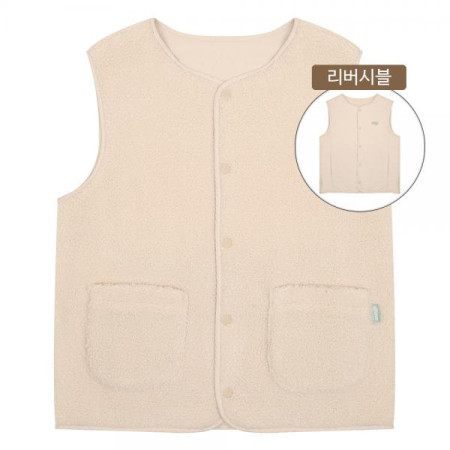 리버시블 양털 조끼20D0181