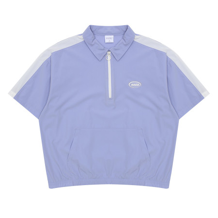 라이트 퍼플 아노락 셔츠 21B1351