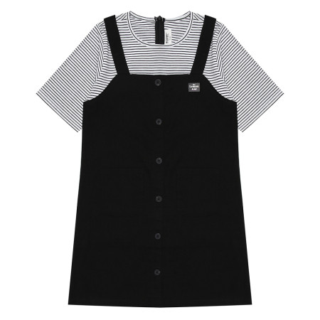 캐쥬얼 레이어드 린넨 원피스21B1856